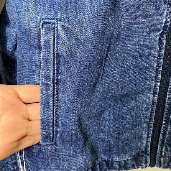Levi's Women Denim Coaches Track Jacket Large BRAND NEW WITH TAGS - Picture 3 of 7
